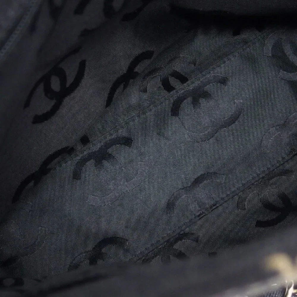 CHANEL Black Logo Shoulder Bag